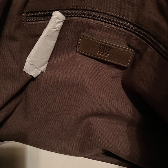 FRYE Nora knotted tote BNWT color is Khaki $248 - Picture 10 of 16